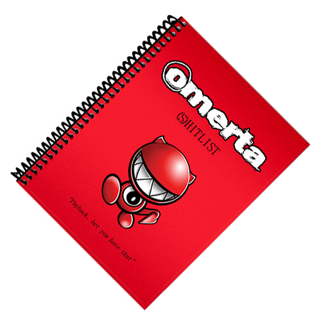 Omerta - "(S)HITLIST" Notebook